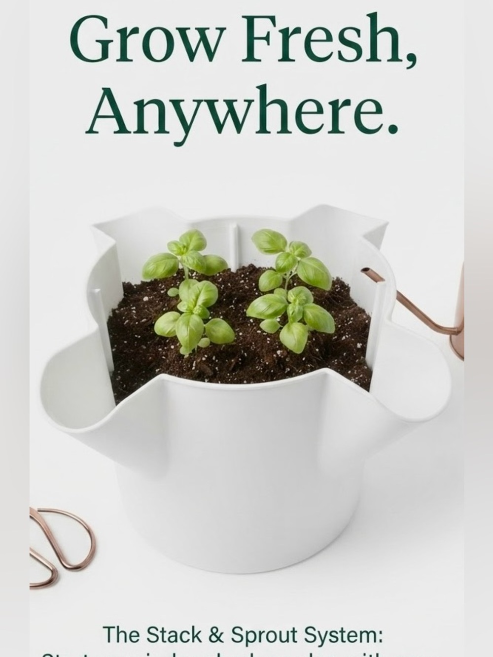 🌿 Stack & Sprout (One module) middle module kit with extras 🌿 Designed in Canada
